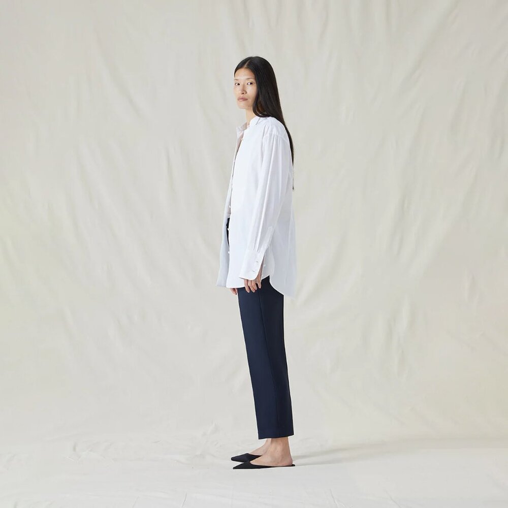 Attersee Straight Leg Trouser No Pockets Midnight Size 8 NEW NWT - Picture 15 of 15